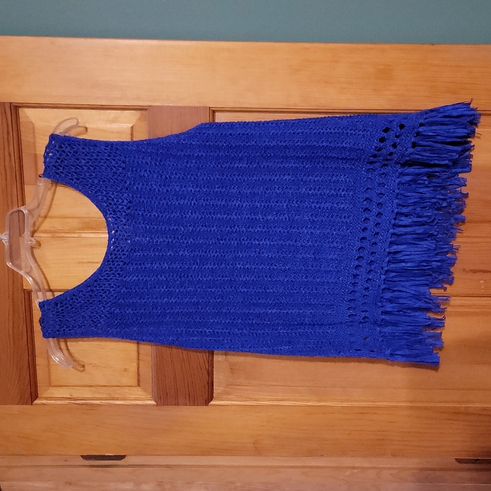 Ladies Summer Sweater. Royal Blue